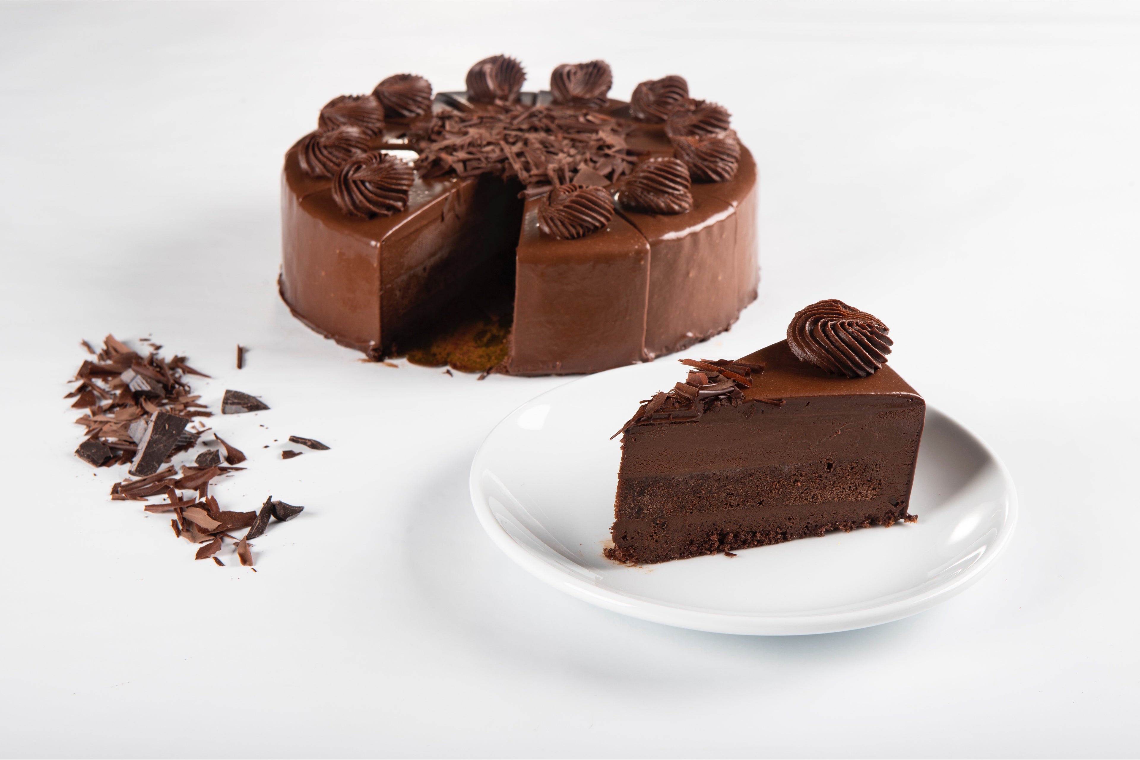 Dark Chocolate Cake 10" 12PC x 4 x 4 lb