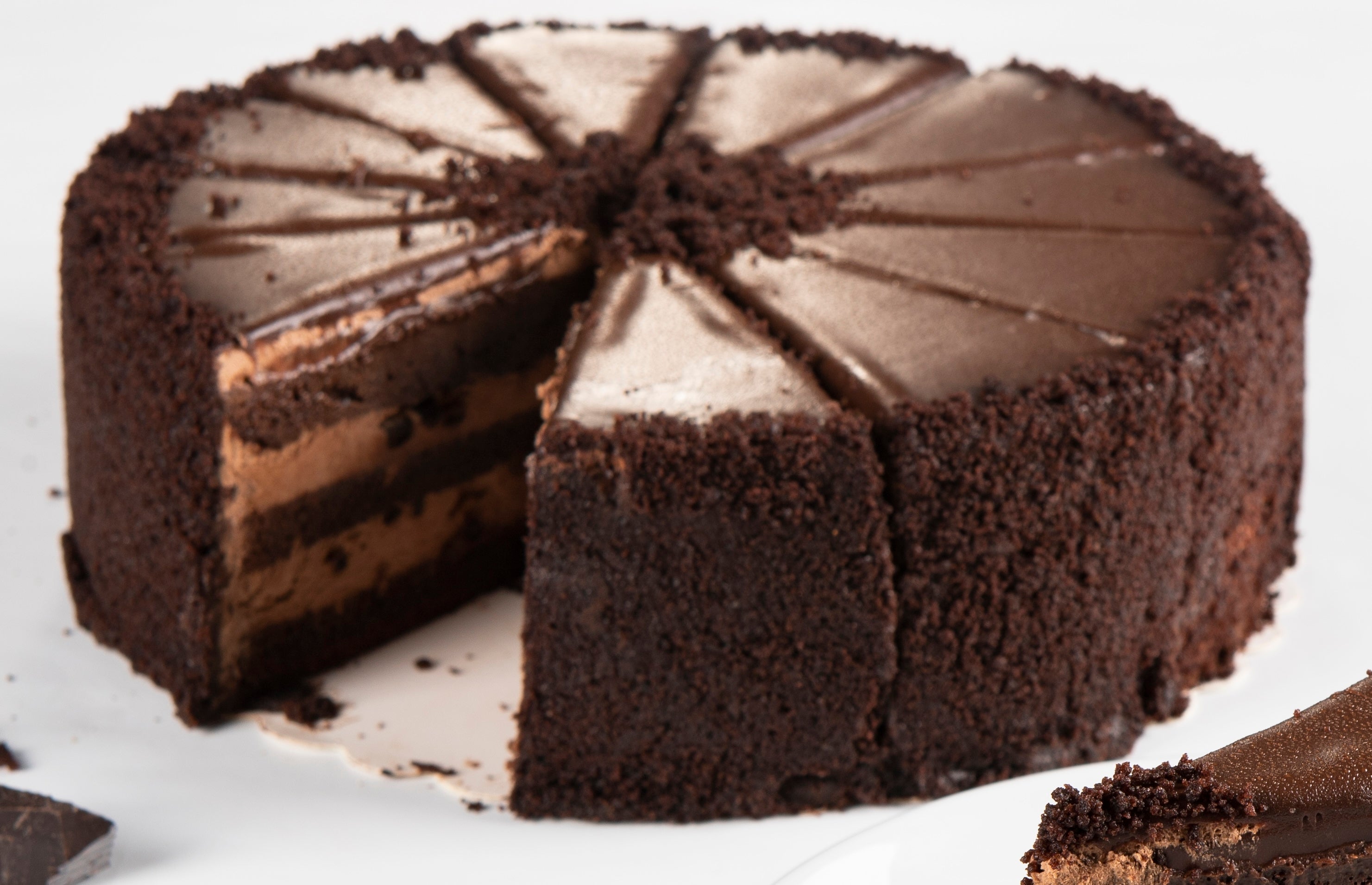 Chocolate Fudge Cake 10" 12PC x 4 lb