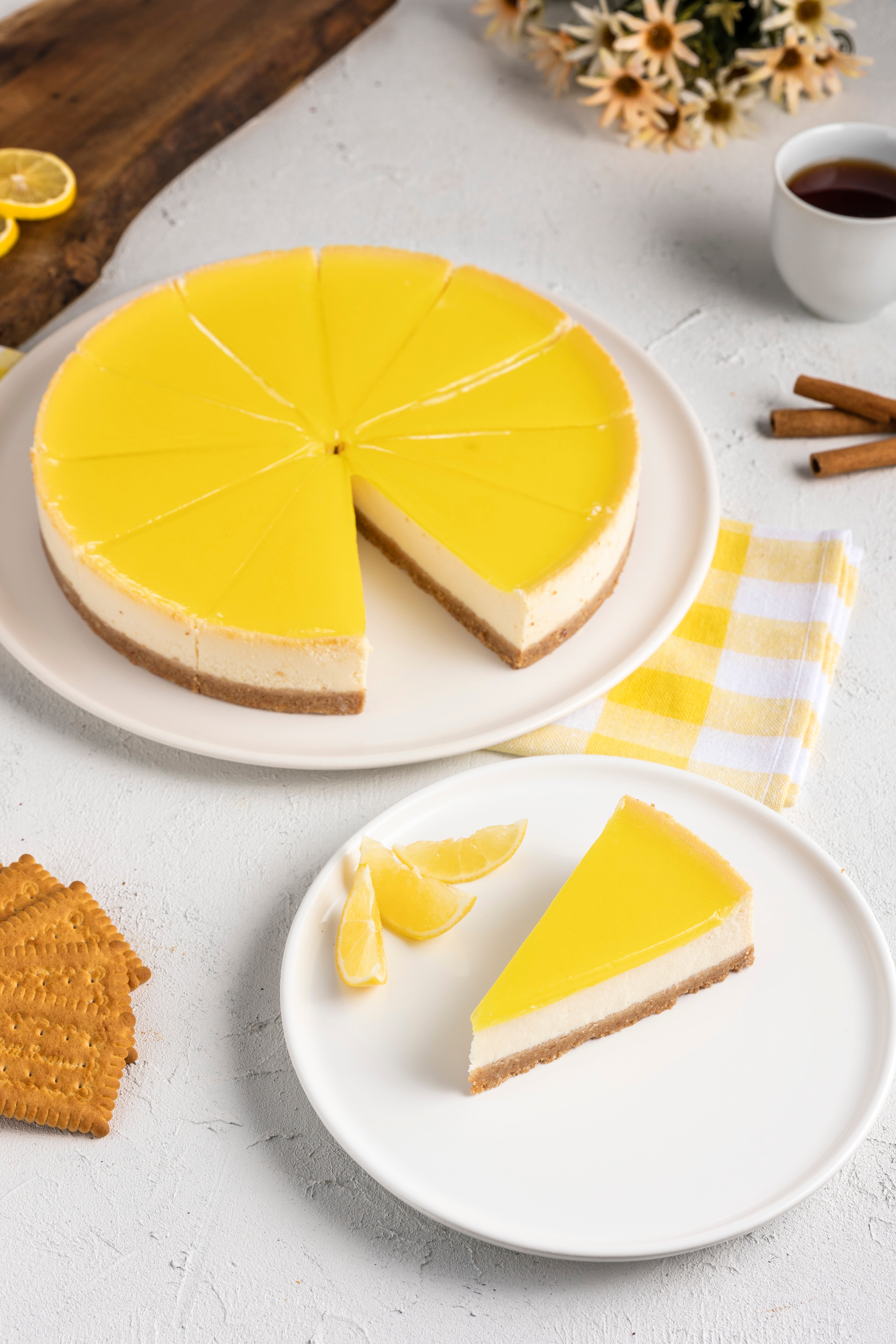 Lemon Cheesecake 10" 3.6 lb, 12PC x  4