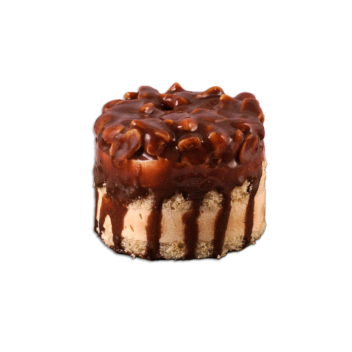 Caramel Peanut Mini Cake 6 Oz, 1PC x  12