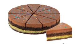 Dubai Chocolate Cake 10" 12PC x 2.6 lb